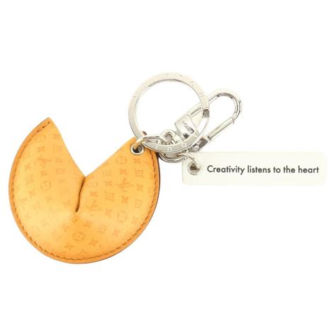 louis vuitton fortune cookie keychain